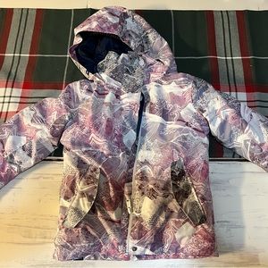 Roxy girls jetty snow jacket size 8